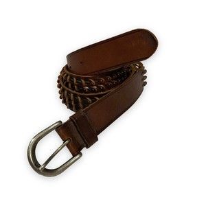 EUC J Crew 3D Embellished Leather‎ Belt